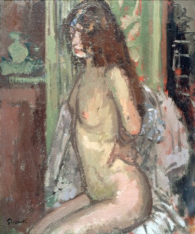 Desnudo sentado, París, 1906 de Walter Richard Sickert